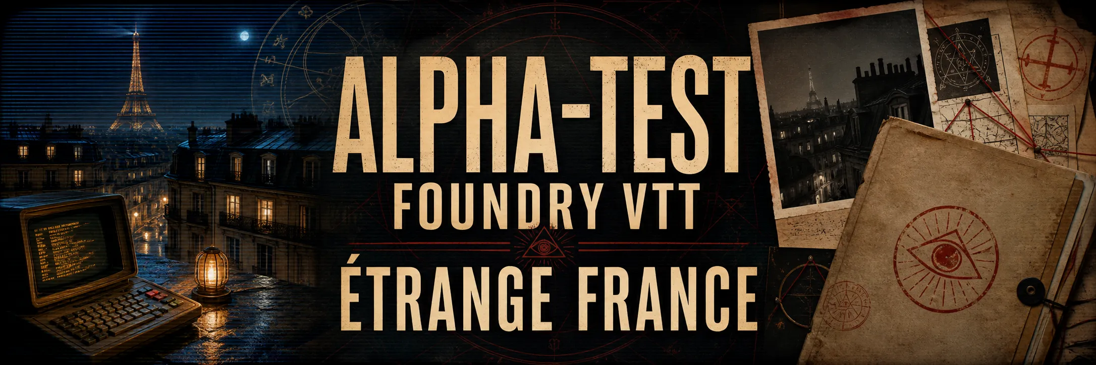 Étrange France arrive sur Foundry VTT : l'alpha-test est ouvert