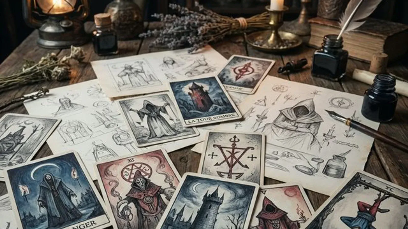 Le tarot des Seuils Oubliés : une trilogie pour Étrange France